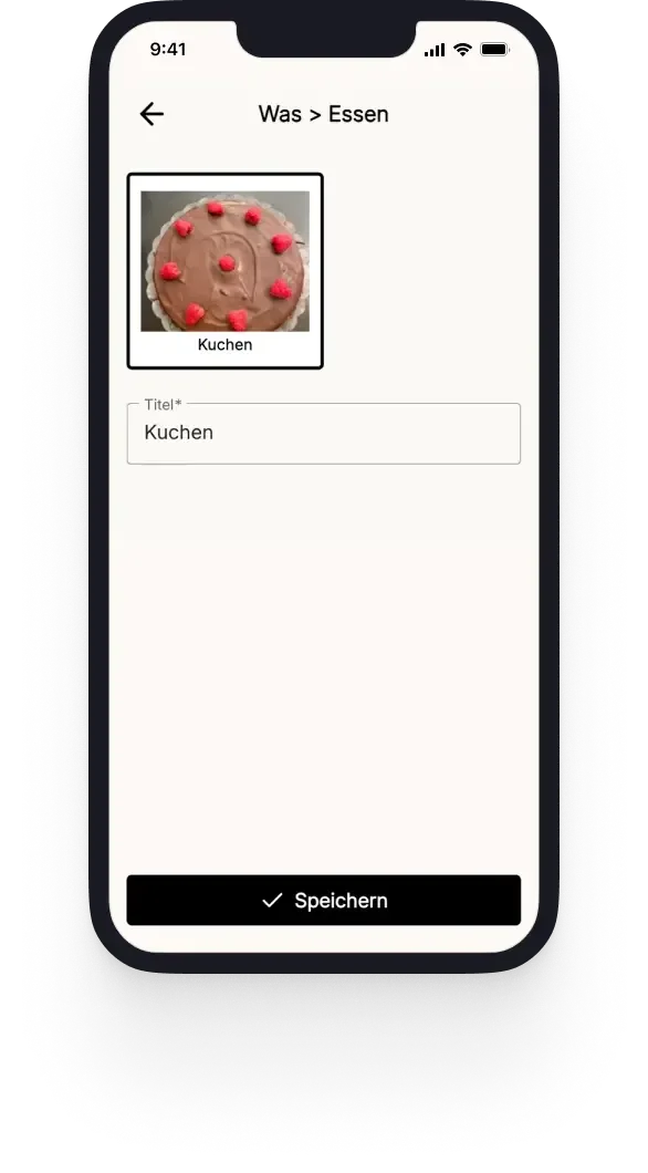 Creating a personal symbol from a photo in Independo Calendar.